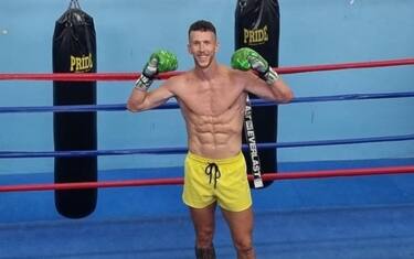 Perisic, allenamento con la kick boxing