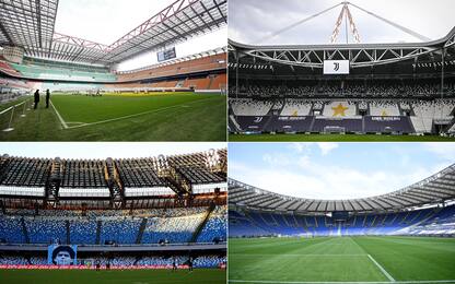 Tutti gli stadi della Serie A 2023-2024