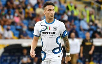 Lautaro Martinez (Inter)  during  titoloEvento, friendly football match in Parma, Italy, August 08 2021