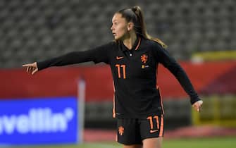 Koning Boudewijnstadion Lieke Martens (11) of The Netherlands  pictured during a friendly female soccer game between the national teams of Belgium , called the Red Flames and The Netherlands , called the Oranje Leeuwinnen in a pre - bid tournament called Three Nations One Goal with the national teams from Belgium , The Netherlands and Germany towards a bid for the hosting of the 2027 FIFA WomenÃ¢â‚¬â„¢s World Cup , on Thursday 18 th of February 2021  in Brussels , Belgium . PHOTO SPORTPIX.BE | SPP | DIRK VUYLSTEKE Sportpix.be | SPP | Dirk Vuylsteke (Photo by Dirk Vuylsteke | Sportpix.be | S/Sipa USA)