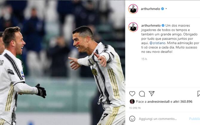 Cristiano Ronaldo, addio alla Juventus. Il saluto dei compagni ...