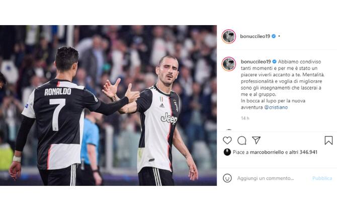 Cristiano Ronaldo, addio alla Juventus. Il saluto dei ...