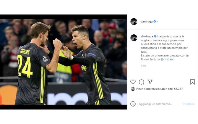 Lettera di addio ronaldo