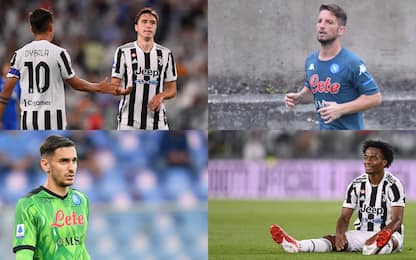 Napoli-Juve senza tanti big: top 11 degli assenti
