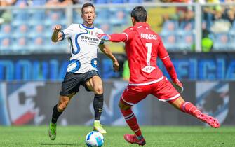 Italian football Serie A match - UC Sampdoria vs Inter - FC Internazionale