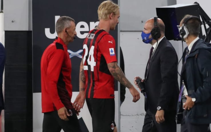 infortunio kjaer il danese fuori al 36 per un problema al flessore le news sky sport