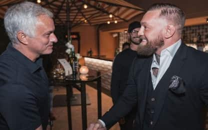 McGregor-Mou, cena e maglia della Roma in regalo