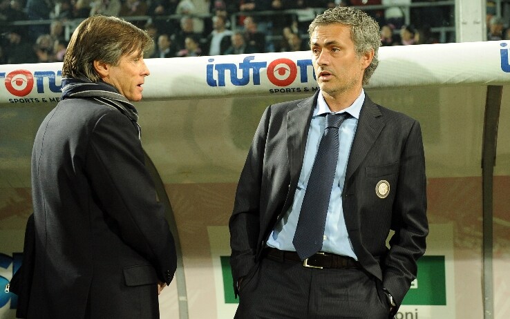 20 marzo 2010 - Lele Oriali e José Mourinho ai tempi dell'Inter