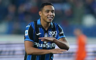 Foto  Spada/LaPresse 
20 Novembre 2021 - Bergamo, Italia 
Sport, Calcio 
Atalanta vs Spezia - Campionato italiano di calcio Serie A TIM 2021/2022 - Stadio Gewis
Nella foto:  Luis Muriel (Atalanta BC)

Photo Spada/LaPresse 
November 20 , 2021 - Bergamo ,Italy
Sport, Soccer 
Atalanta vs Spezia  - Italian Serie A Football Championship 2021/2022 - Gewis Stadium
In the photo: Luis Muriel (Atalanta BC);