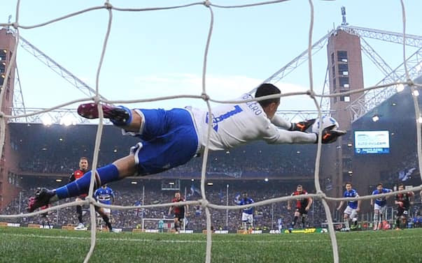 Sampdoria Genoa Criscito In Lacrime Dopo Il Rigore Sbagliato Audero 