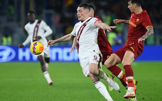 Andrea Belotti of Torino during the Serie A match between AS Roma v Torino at Olimpico stadium in Rome, Italy, November 28th ,  2021. 
Fotografo01