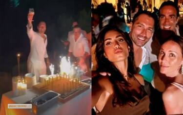 Borriello, mega festa a Ibiza per i 40 anni VIDEO