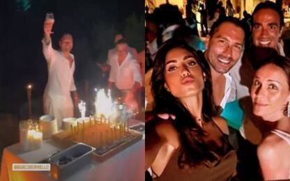 Borriello, mega festa a Ibiza per i 40 anni VIDEO