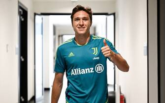 TURIN, ITALY - JULY 04: Federico Chiesa at JTC on July 4, 2022 in Turin, Italy. (Photo by Daniele Badolato - Juventus FC/Juventus FC via Getty Images)