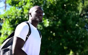 COMO, ITALY - JULY 08: Romelu Lukaku of FC Internazionale arrives at   FC Internazionale training session at the club's training ground Suning Training Center on July 08, 2022 in Como, Italy. (Photo by Mattia Ozbot - Inter/Inter via Getty Images)
