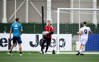 TURIN, ITALY - JULY 17: Wojciech Szczesny of Juventus during a training session at JTC on July 17, 2022 in Turin, Italy. (Photo by Daniele Badolato - Juventus FC/Juventus FC via Getty Images)