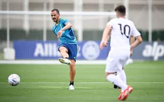 TURIN, ITALY - JULY 17: Leonardo Bonucci of Juventus during a training session at JTC on July 17, 2022 in Turin, Italy. (Photo by Daniele Badolato - Juventus FC/Juventus FC via Getty Images)