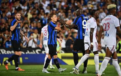 L'Inter rimonta ancora, da 0-2 a 2-2 col Lione