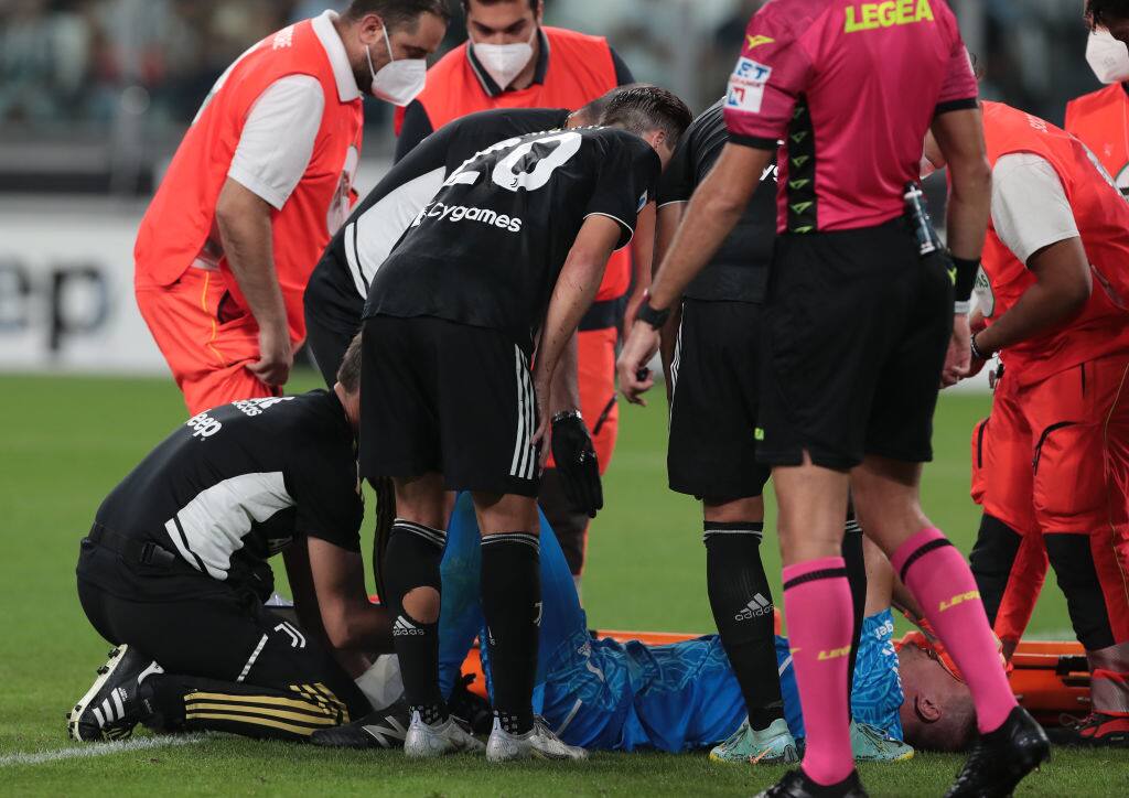 Szczesny, infortunio alla caviglia destra in JuventusSpezia out in