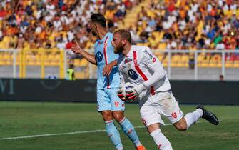 Michele Di Gregorio (AC Monza)  during  US Lecce vs AC Monza, italian soccer Serie A match in Lecce, Italy, September 11 2022