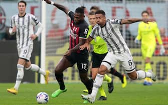 italian soccer Serie A match - AC Milan vs Juventus FC