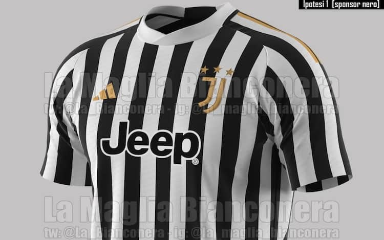 Juve, la nuova maglia 2023 2024: le anticipazioni. Foto