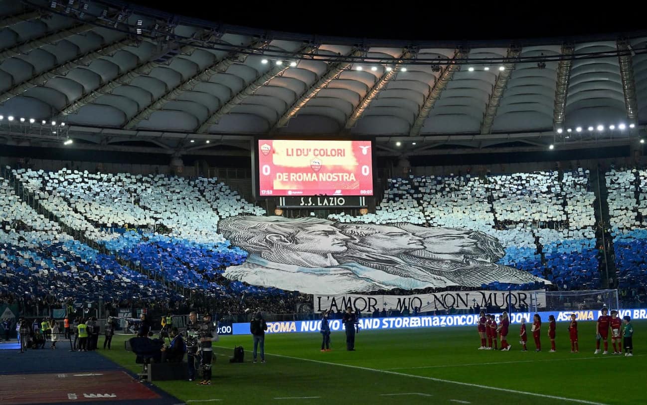 Roma Lazio, le foto del derby Sky Sport