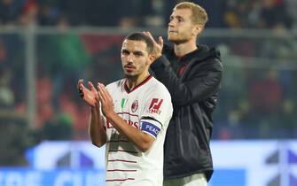 Milan's Ismaël Bennacer shows his dejection at the end of the Italian Serie A soccer match US Cremonese vs AC Milan at Giovanni Zini stadium in Cremona, Italy, 8 November 2022.
ANSA/SIMONE VENEZIA
