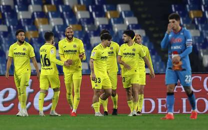 Osimhen e Kvara non bastano: Napoli-Villarreal 2-3