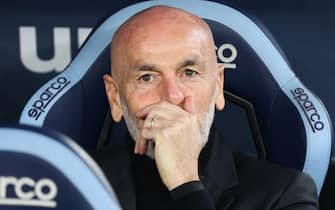 Stefano Pioli head coach of Milan reacts before the Italian soccer match between SS Lazio and AC Milan at Olimpico stadium in Rome, Italy, 24 January 2023. ANSA/FEDERICO PROIETTI