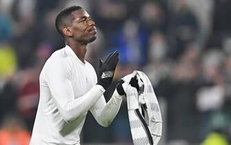 Juventus' Paul Pogba during the Italian Serie A soccer match Juventus FC vs Torino FC at the Allianz Stadium in Turin, Italy, 28 february 2023 ANSA/ALESSANDRO DI MARCO