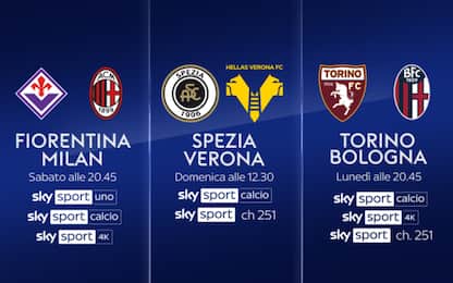 Il calendario della 25^ giornata di Serie A