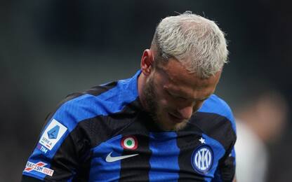 Inter, si ferma Dimarco: problema muscolare