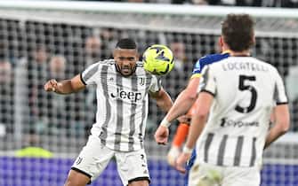 Juventus' Gleison Bremer in action during the italian Serie A soccer match Juventus FC vs Hellas Verona FC at the Allianz Stadium in Turin, Italy, 1 april 2023 ANSA/ALESSANDRO DI MARCO