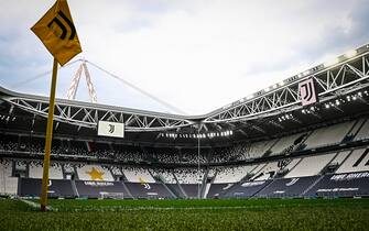 TURIN, ITALY - May 15, 2021: General view shows Allianz Stadium prior to the Serie A football match between Juventus FC and FC Internazionale. Juventus FC won 3-2 over FC Internazionale. (Photo by Nicolò Campo/Sipa USA)