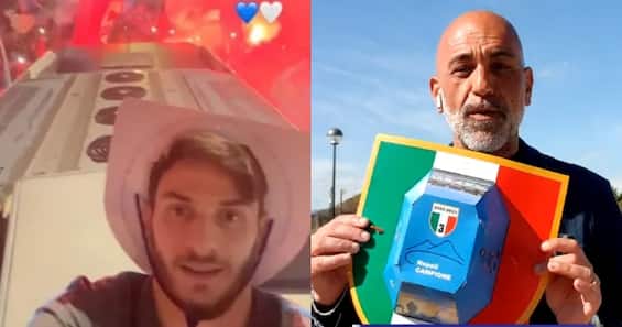 Cappellino Nazionale Italiana Di Calcio Cappello Blu Scuro Con Visiera Italia Stemma Figc