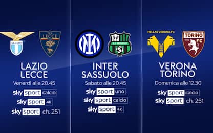 Il calendario della 35^ giornata di Serie A