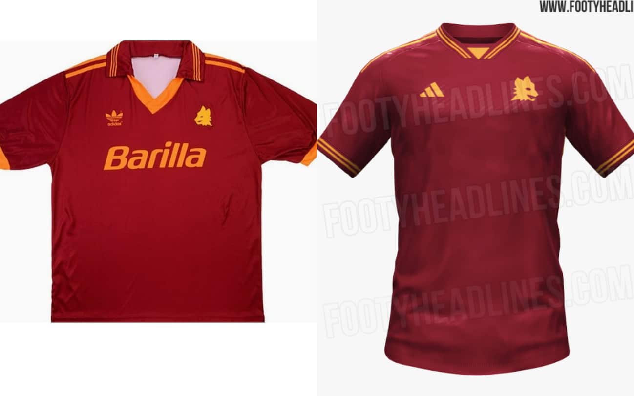 Roma, sarà così la nuova maglia? Le anticipazioni di Footy Headlines