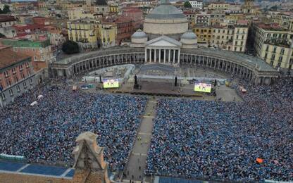 Napoli, la festa scudetto LIVE
