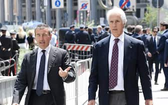 Milano, Funerali di Stato per Silvio Berlusconi in Duomo - primi arrivi - Nella foto: GIOVANNI MALAGO’