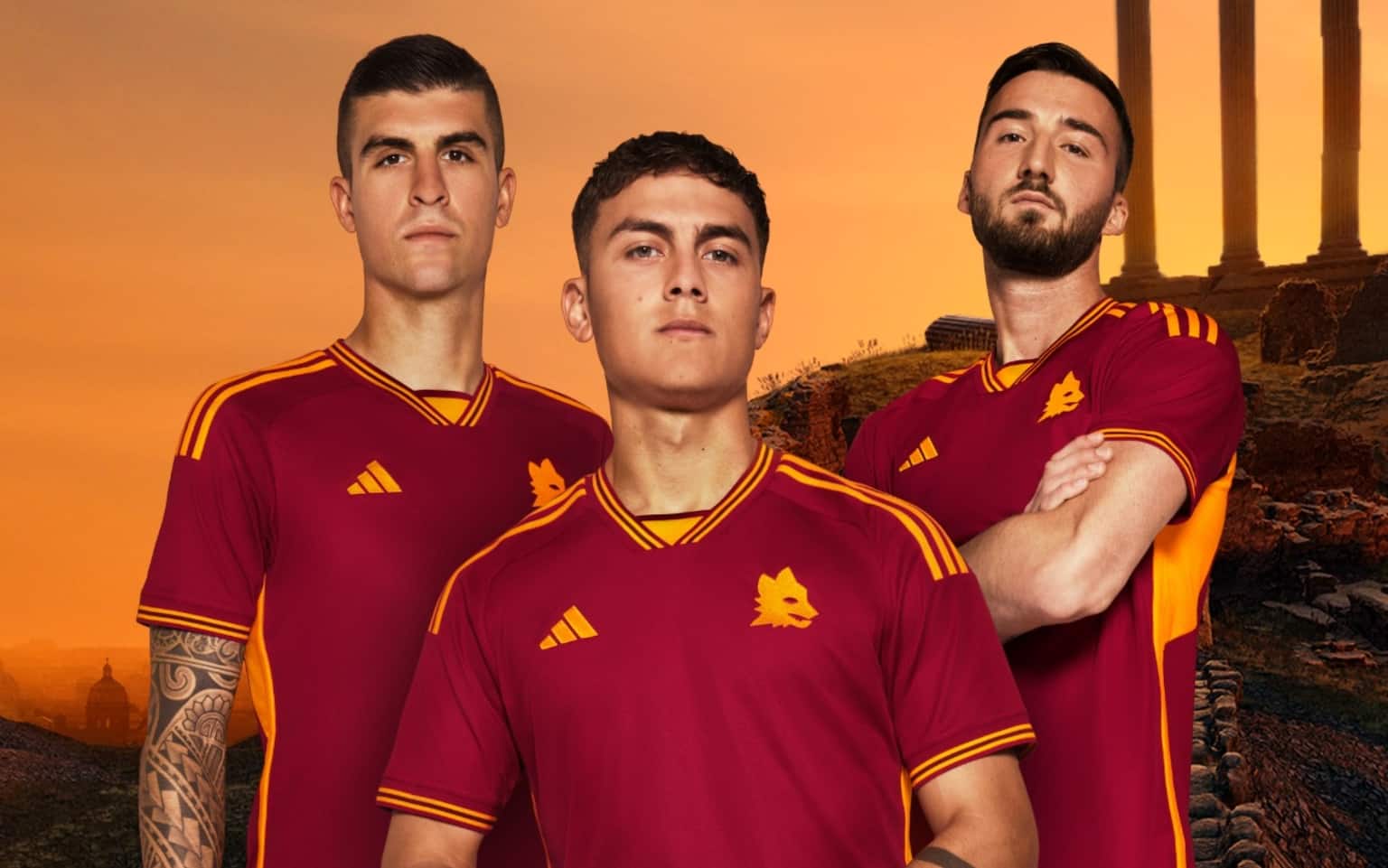 Roma, Adidas firma la nuova maglia 2023 2024 Sky Sport