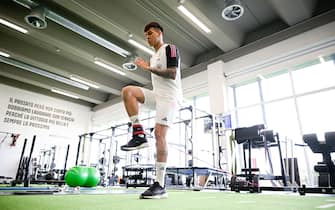 TURIN, ITALY - JULY 5: Kaio Jorge of Juventus during a training Session at JTC on July 5, 2023 in Turin, Italy. (Photo by Daniele Badolato - Juventus FC/Juventus FC via Getty Images)