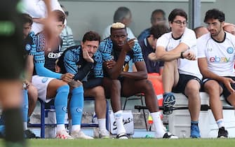 Foto Alessandro Garofalo/LaPresse
02 Agosto 2023 Castel di Sangro, Italia - 
SSC Napoli vs Girona FC - amichevole estive Stadio Teofilo Patini.
Nella foto: Victor Osimhen (SSC Napoli);   

August 02 , 2023 Castel di Sangro, Italy - 
SSC Napoli vs Girona FC , sport soccer,  summer friendly match 
Teofilo Patini stadium.
In the pic: Victor Osimhen (SSC Napoli);   