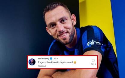 De Vrij su Instagram dopo un anno. Colpa di...