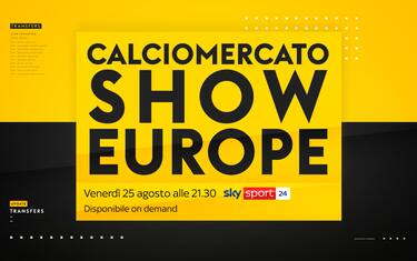 Calciomercato Show Europe alle 21.30 (canale 200)
