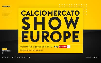 Calciomercato Show Europe alle 21.30 (canale 200)