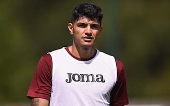 Foto Fabio Ferrari/LaPresse 25 Luglio 2023 - Pinzolo,Trento, Italia - sport, calcio -ESCLUSIVA TORINO FC-Ritiro estivo Torino fc, allenamento mattutino.Nella foto:Bellanova

July 25, 2023 Turin, Italy - sport, calcio -EXCLUSIVE TORINO FC-Torino Fc, morning training session.In the pic:Bellanova