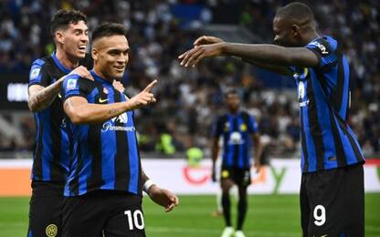 Thuram festeggia alla Lukaku, Lautaro dice no
