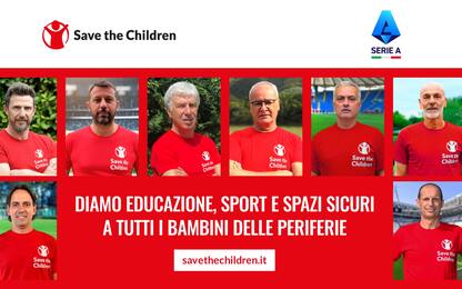 Serie A, campagna 'Qui Vivo' di Save The Children