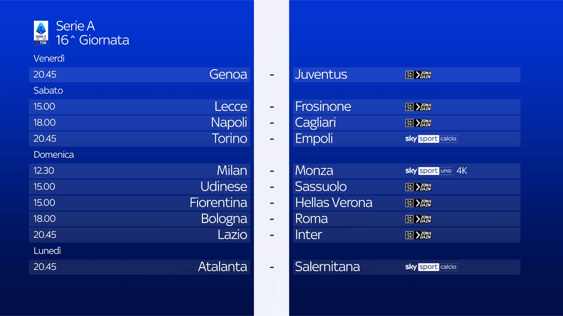 Genoa-Juventus, le probabili formazioni e dove vederla